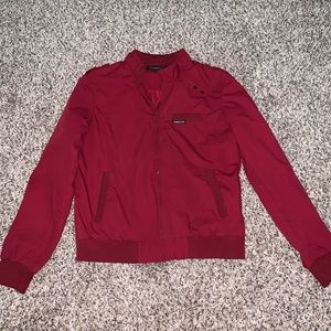 Red Members Only Jacket